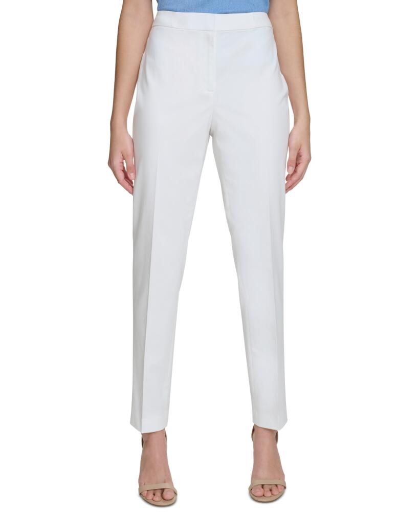 Calvin Klein Women's Slim-Fit Pants - Soft White Cover