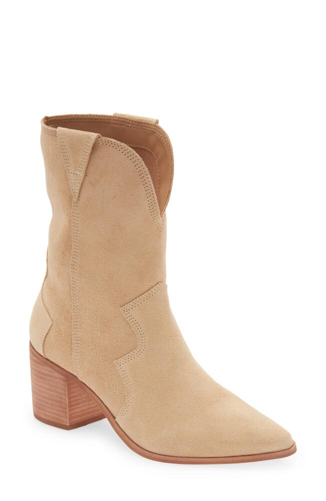 Kaanas Porto Block Heel Cowboy Bootie in Nutmeg Cover