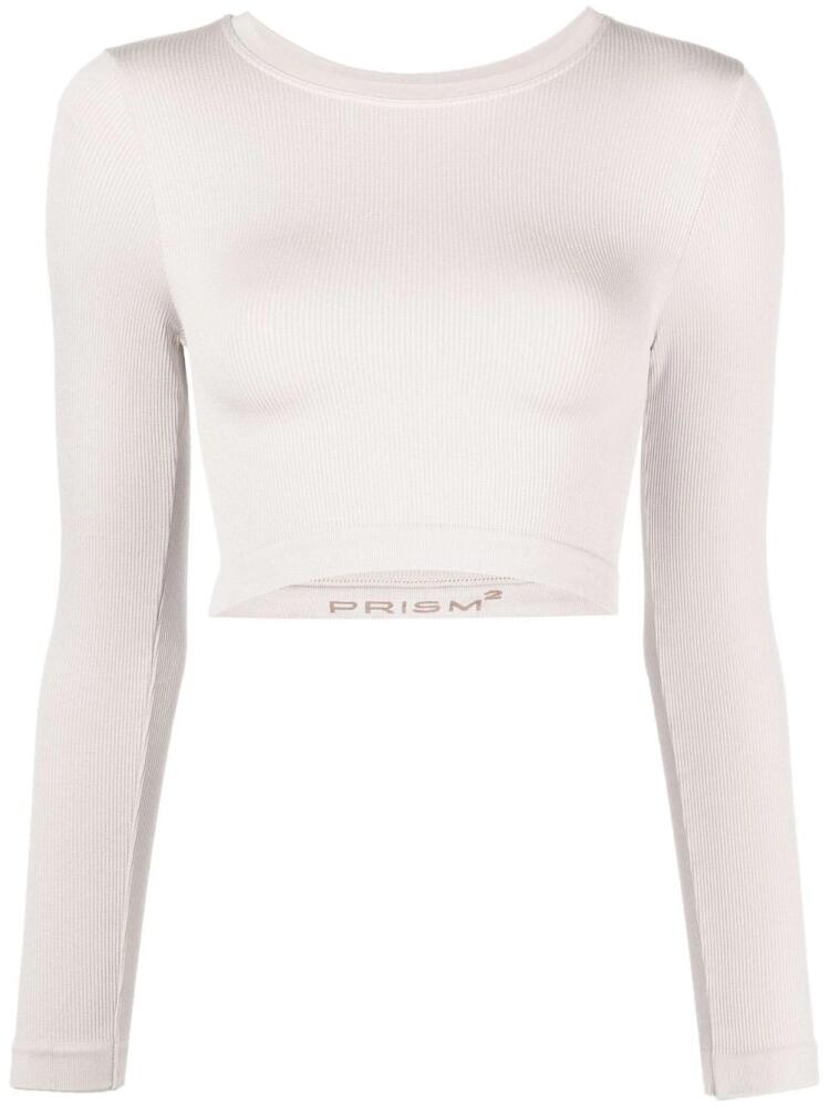 PRISM² Evoke cropped top - Grey Cover