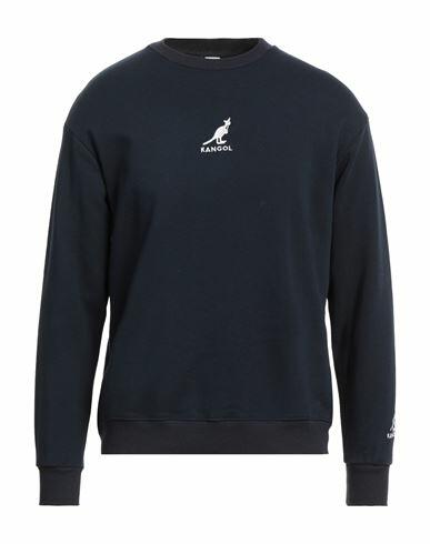 Kangol Man Sweatshirt Midnight blue Cotton Cover