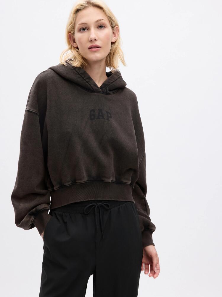 Gap Vintage Soft Arch Logo Cropped Hoodie Cover