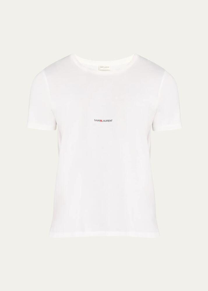 Saint Laurent Men's Classique Logo-Print T-Shirt Cover