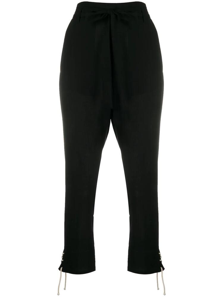 Ann Demeulemeester tie waist trousers - Black Cover