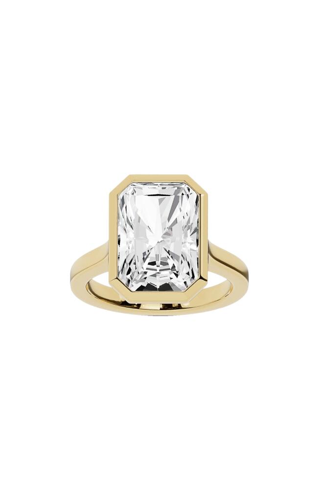 Jennifer Fisher 18K Gold Radiant Lab Created Diamond Solitaire Ring - 8.0 ctw in 18K Yellow Gold Cover