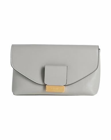 Visone Woman Handbag Grey Calfskin Cover