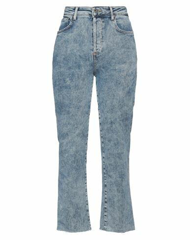 Liu •jo Woman Jeans Blue Cotton, Elastane Cover