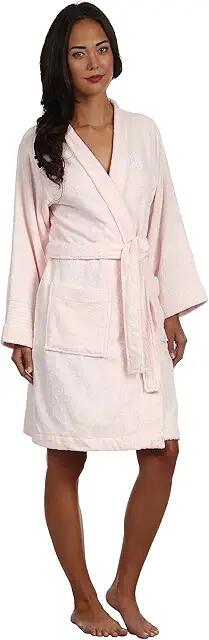 Lauren Ralph Lauren Greenwich Woven Terry Robe (Chiffon Pink) Women's Robe Cover