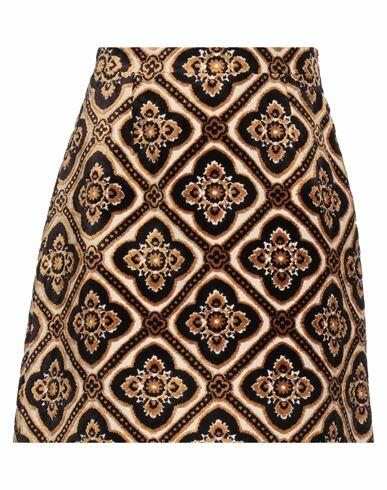 Etro Woman Mini skirt Black Viscose, Cotton Cover