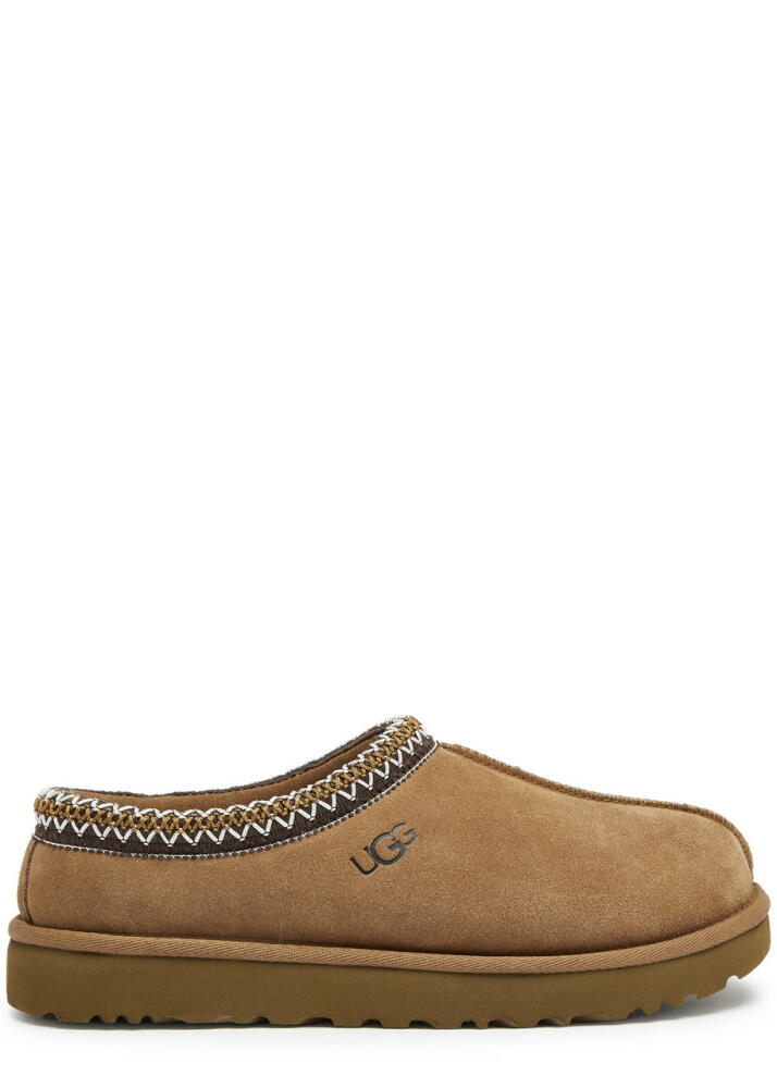 Ugg Tasman Suede Flatform Slippers - Tan Cover