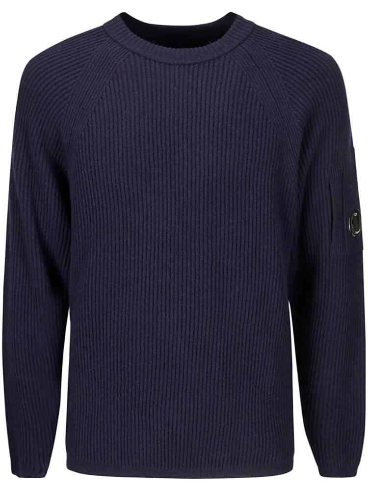 C.P. Company crew neck knit sweater - Blue Cover