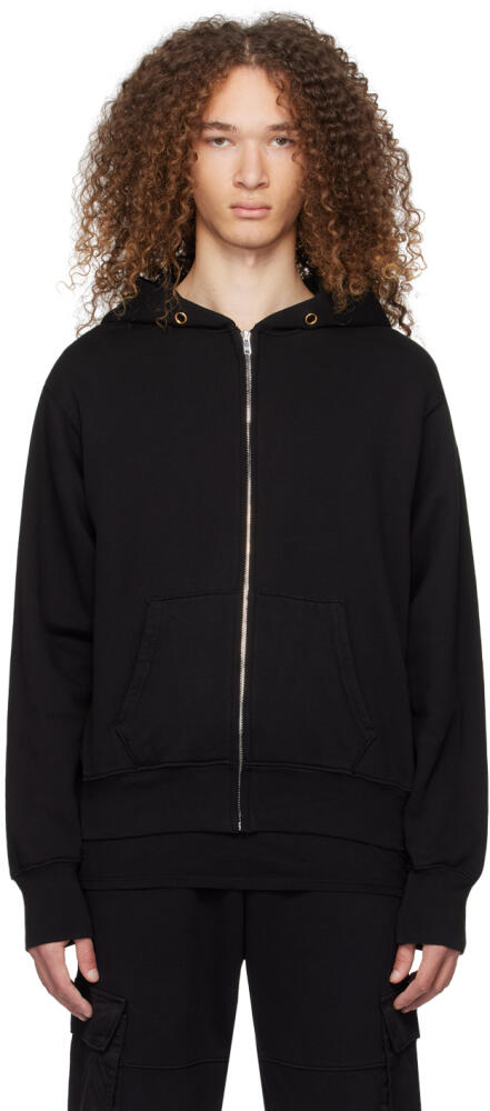 Les Tien Black Heavyweight Zip Hoodie Cover