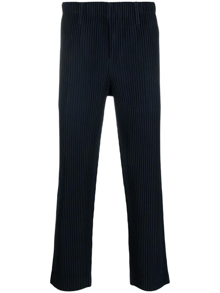 Homme Plissé Issey Miyake straight leg trousers - Blue Cover