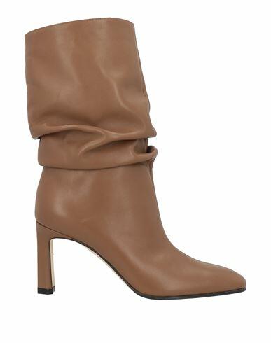 Sergio Rossi Woman Ankle boots Brown Leather Cover