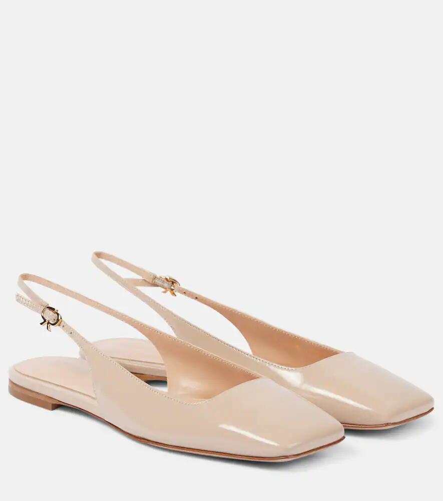 Gianvito Rossi Patent leather ballet flats Cover