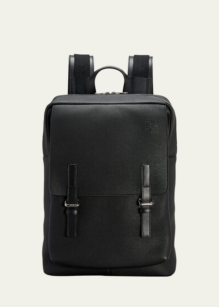 Loewe Men's Soft Grained Leather Military Backpack Cover