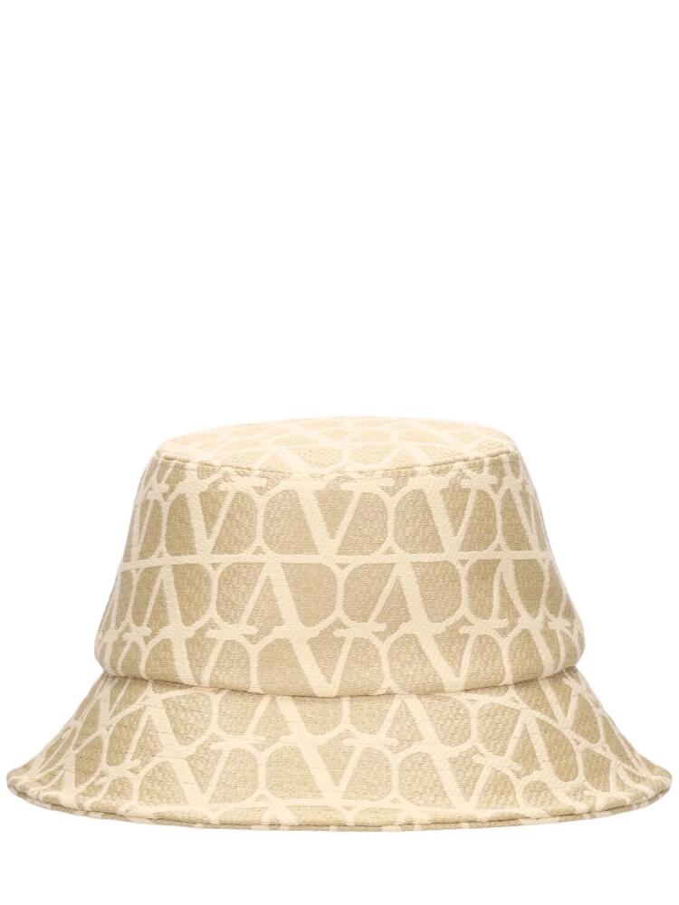 VALENTINO GARAVANI Toile Iconographe Bucket Hat Cover