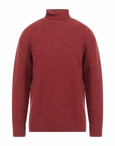 Homeward Clothes Man Turtleneck Rust Goat wool, Nylon Cover