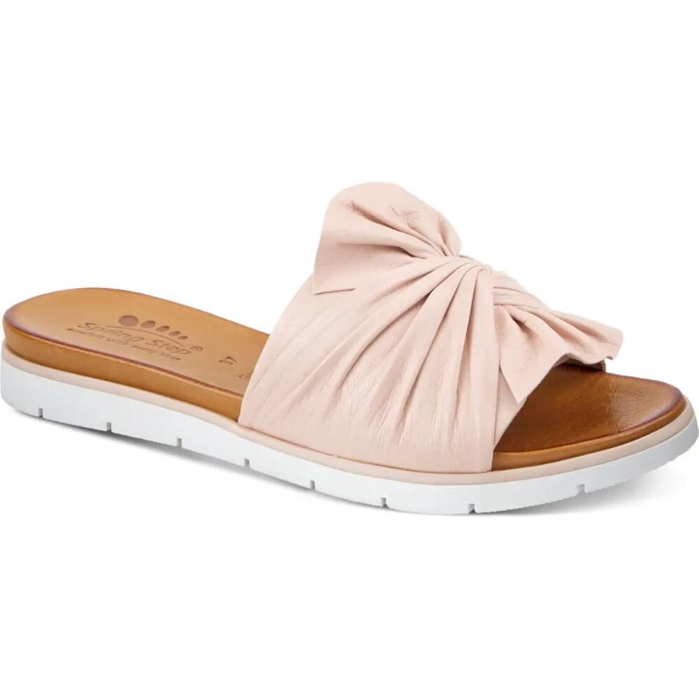 Spring Step Lavona Slide Sandal in Blush Cover