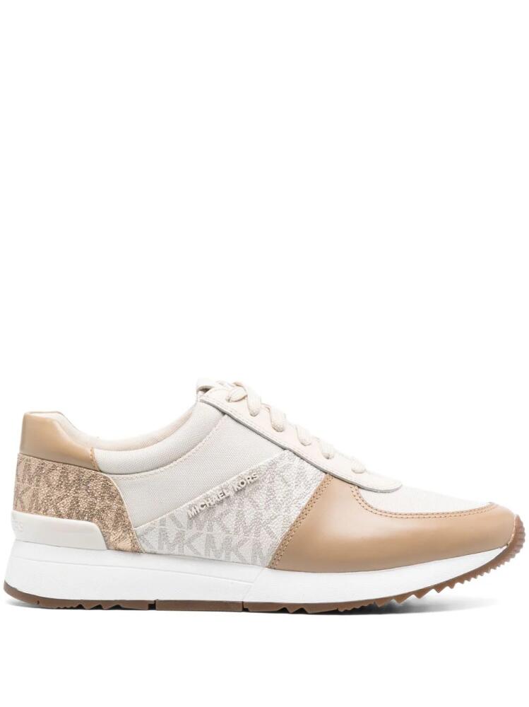 Michael Michael Kors Allie low-top leather sneakers - Neutrals Cover