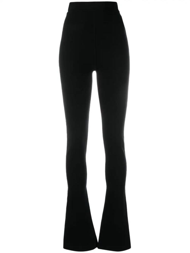 Saint Laurent flared wool leggings - Black Cover