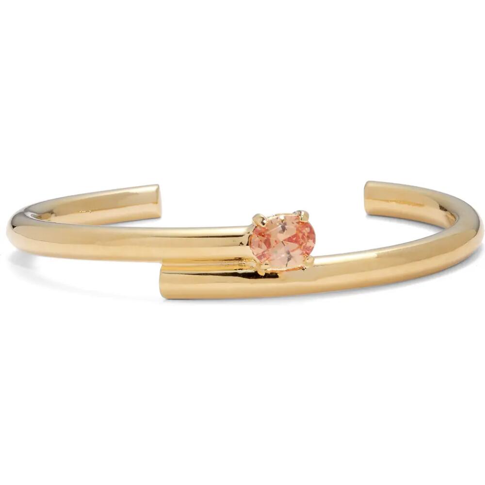 Lady Grey Verge Bypass Cuff Bracelet in Gold/Peach Cover