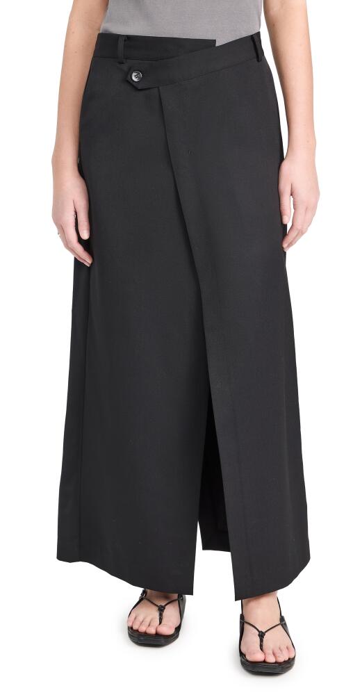 St. Agni Deconstructed Waist Maxi Skirt Black Cover