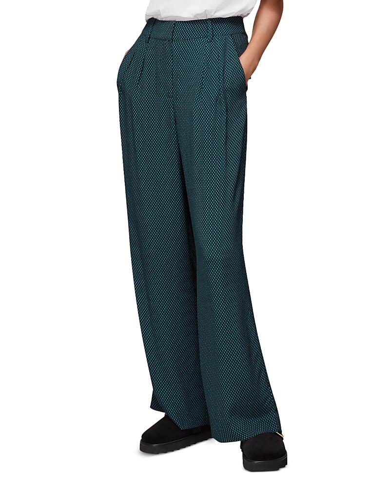 Whistles Lizzie Vertical Dash Straight Leg Pants Cover