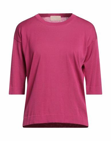 Drumohr Woman Sweater Magenta Cotton Cover