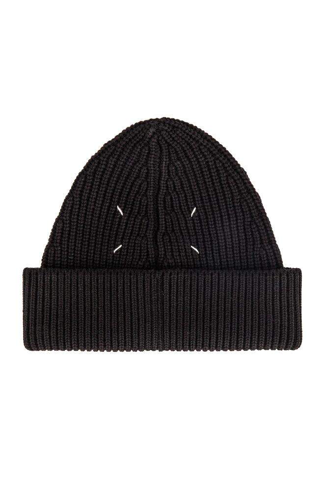 Maison Margiela Beanie in Black Cover