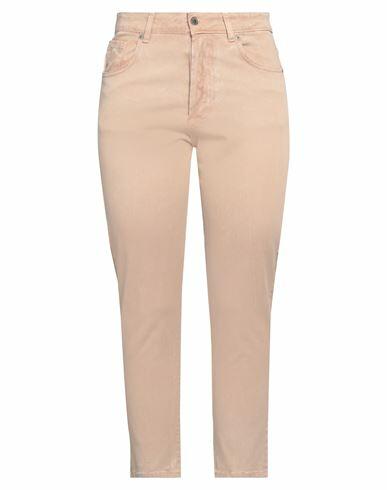 Souvenir Woman Pants Sand Cotton, Elastane Cover