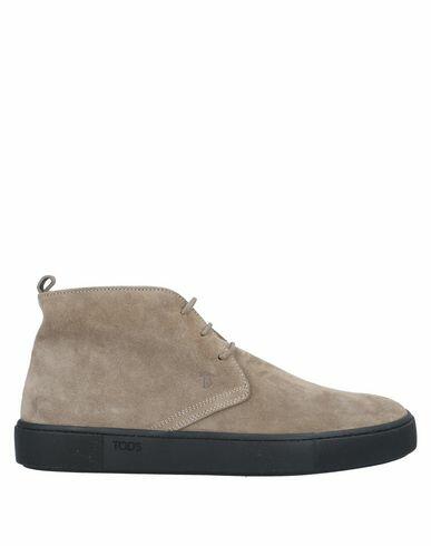 Tod's Man Ankle boots Khaki Soft Leather Cover