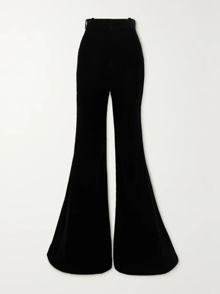 Nina Ricci - Velvet Flared Pants - Black Cover