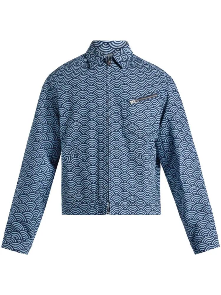 Kenzo 'KENZO Seigaiha' denim jacket - Blue Cover