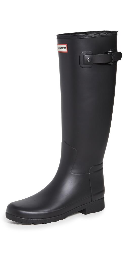 Hunter Boots Refined Tall Matte Boots Black Cover