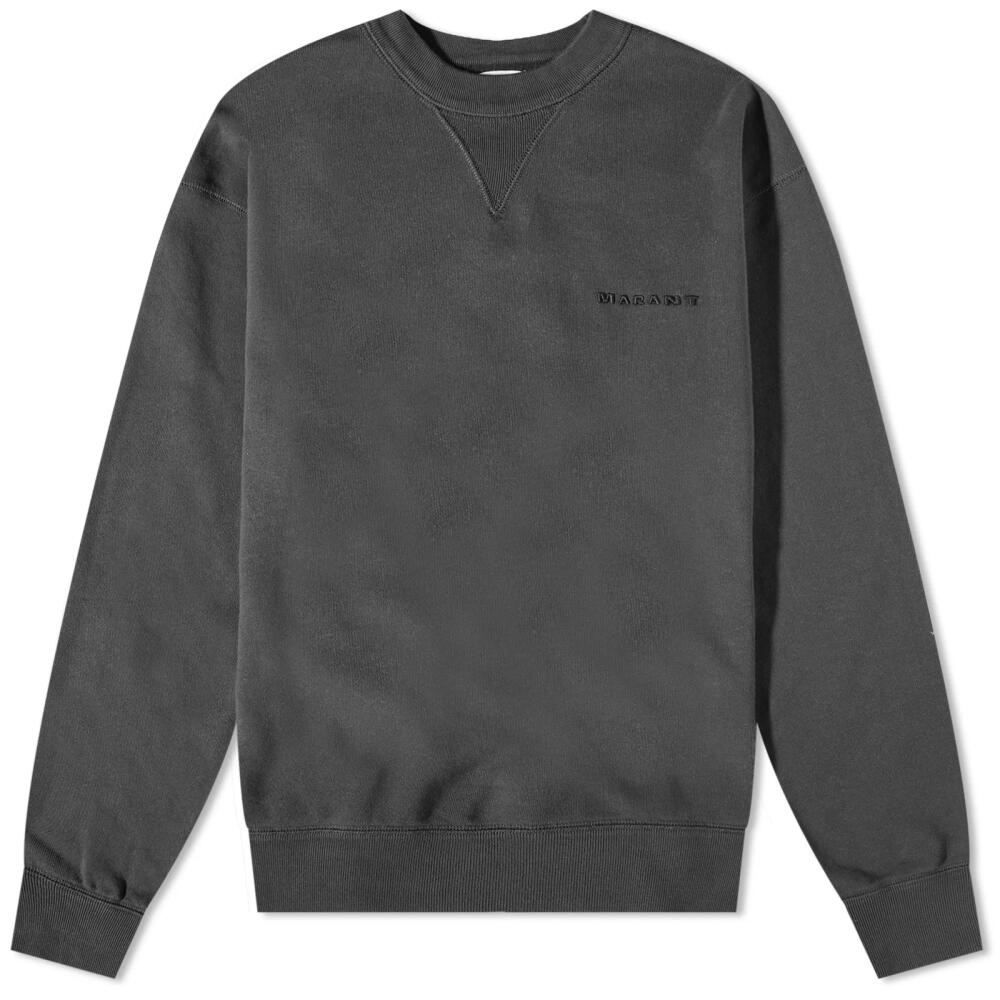 Isabel Marant Men's Mikis Crew Sweat in Faded Black Cover