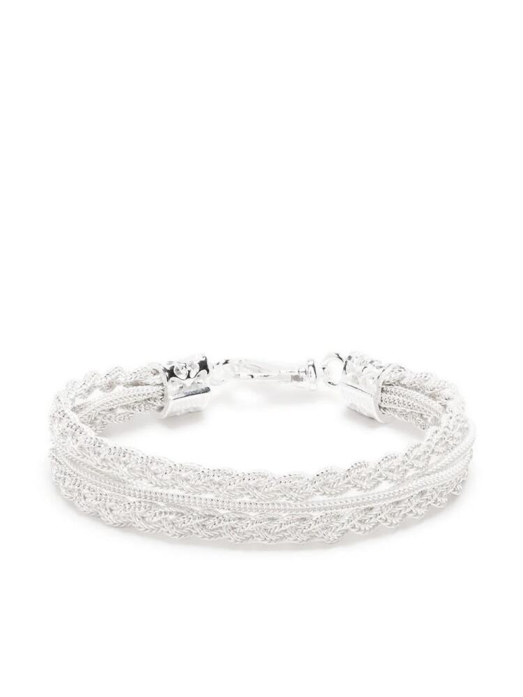 Emanuele Bicocchi Ice braided bracelet - White Cover