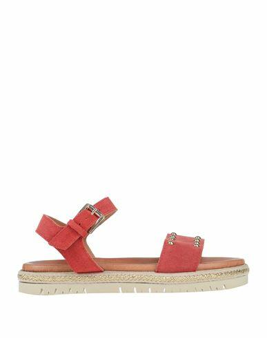 Carlo Pazolini Woman Espadrilles Brick red Soft Leather Cover