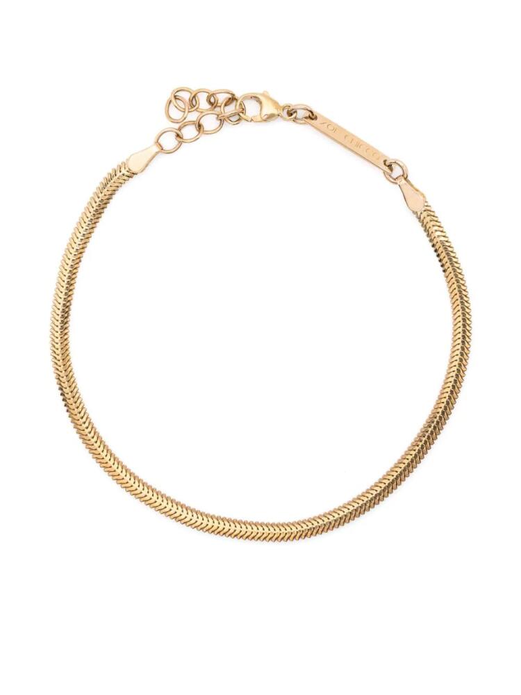 Zoë Chicco 14kt yellow gold snake-chain bracelet Cover