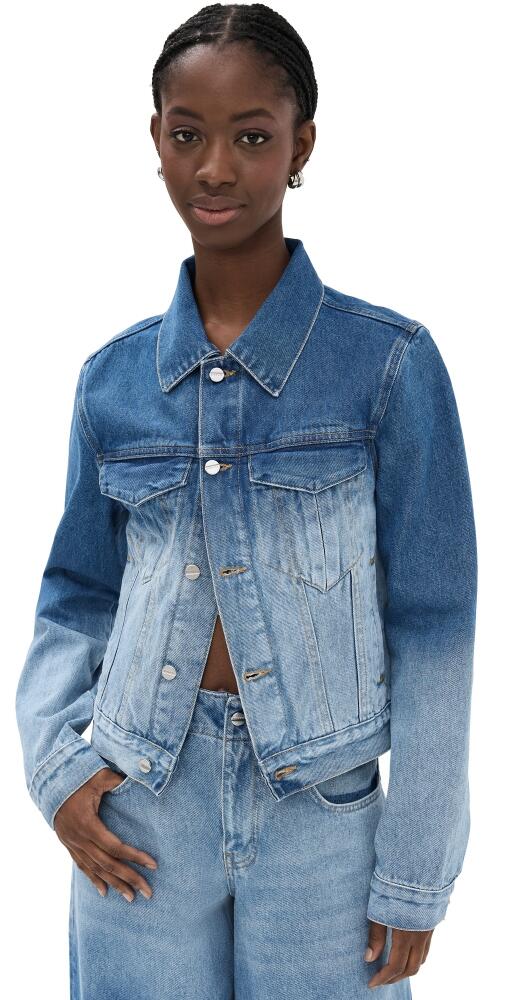 Dion Lee Faded Trucker Jacket American Blue Cover