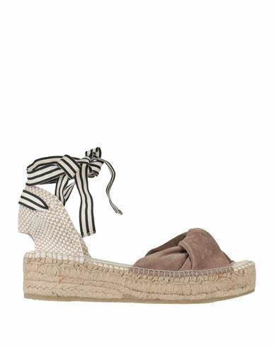 Espadrilles Woman Espadrilles Dove grey Soft Leather Cover