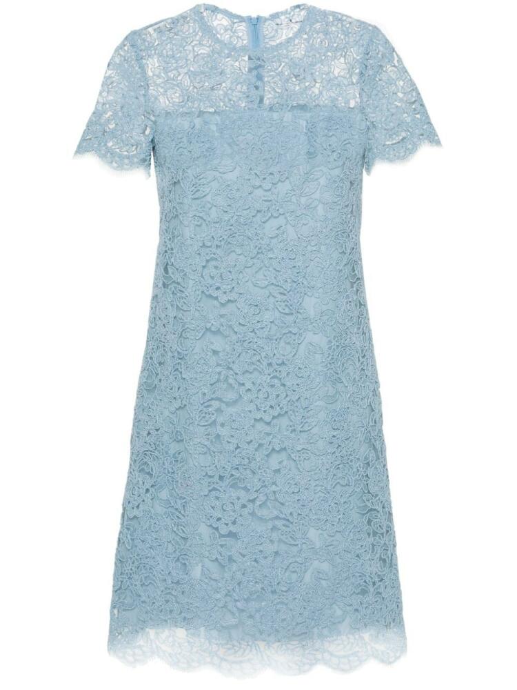 Ermanno Scervino corded-lace midi dress - Blue Cover