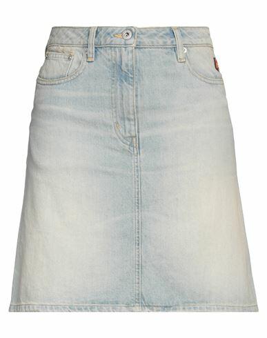 Kenzo Woman Denim skirt Blue Cotton Cover