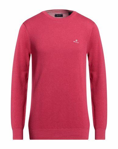 Gant Man Sweater Magenta Cotton Cover