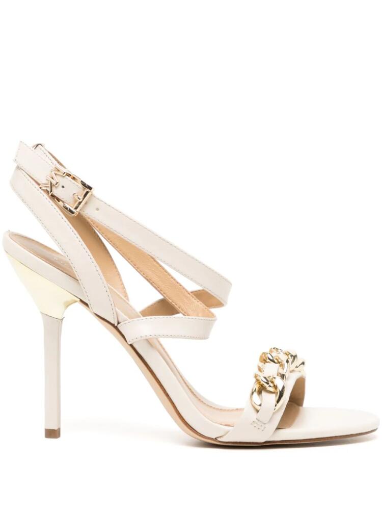 Michael Kors Asha 100mm chain-link detailing sandals - Neutrals Cover