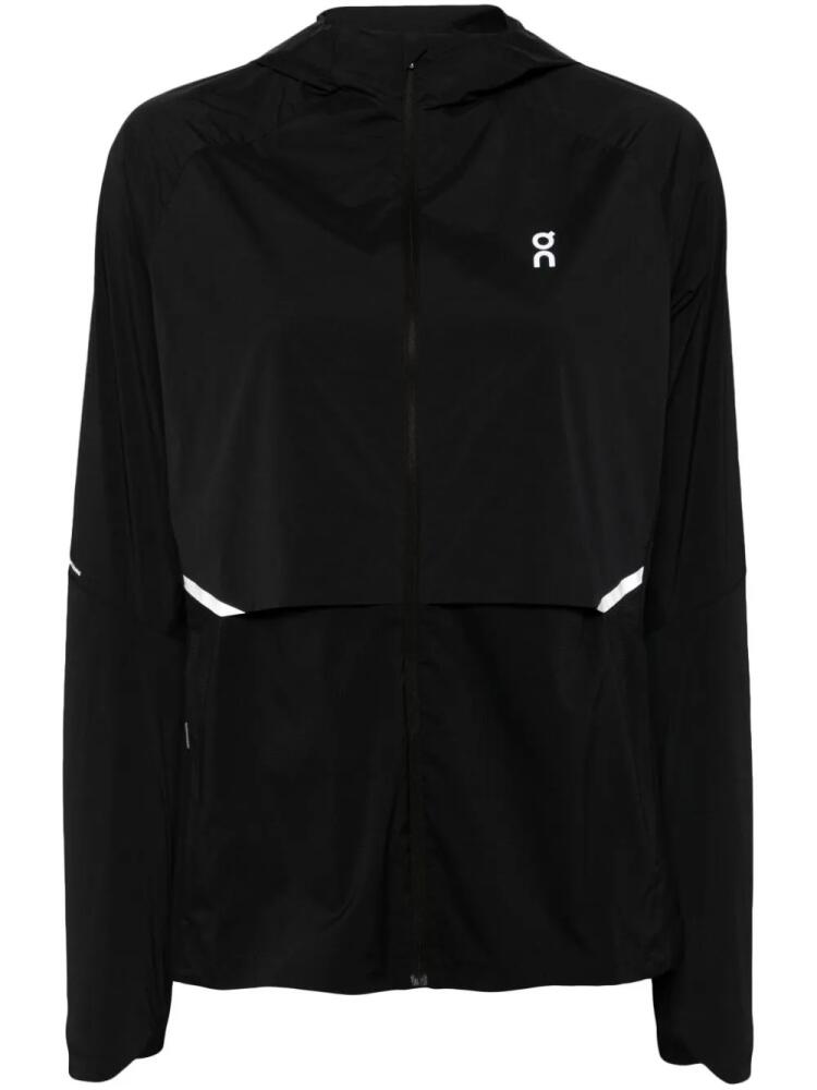 On Running J Core logo-print hooded jacket - Black Cover