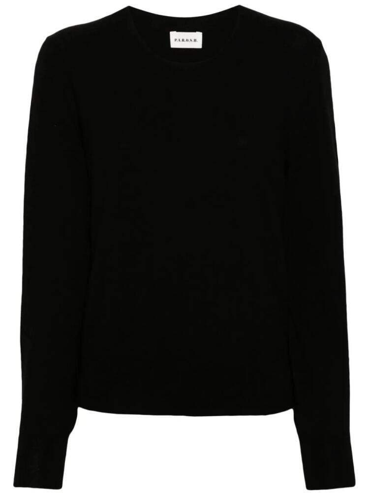 P.A.R.O.S.H. crew-neck sweater - Black Cover