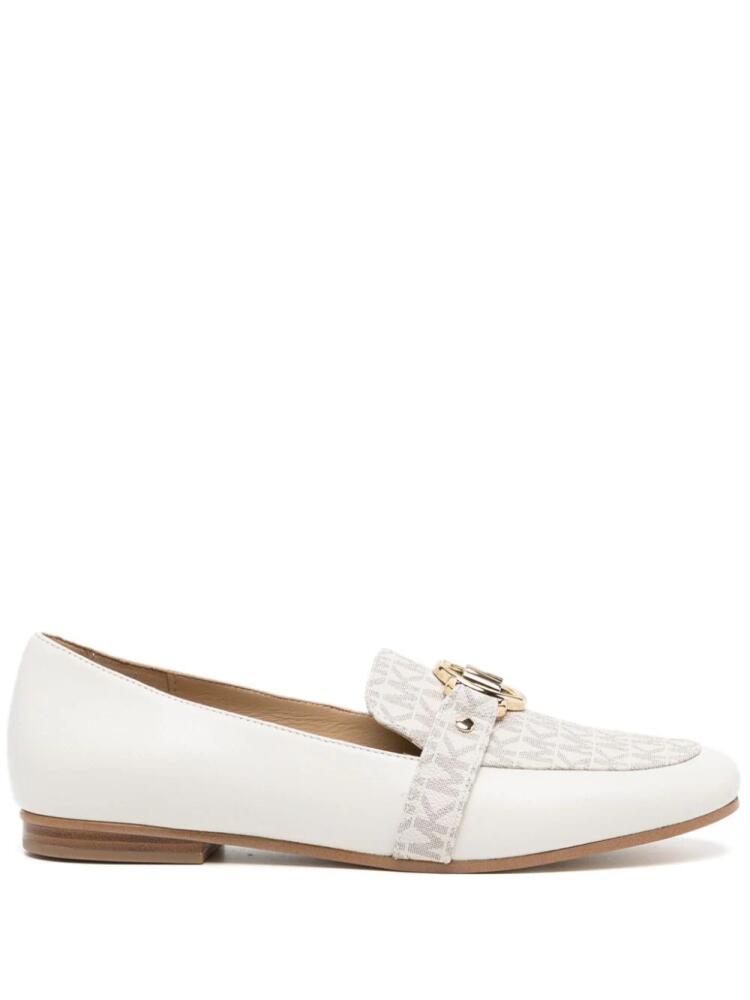 Michael Kors Rory logo-plaque loafers - Neutrals Cover