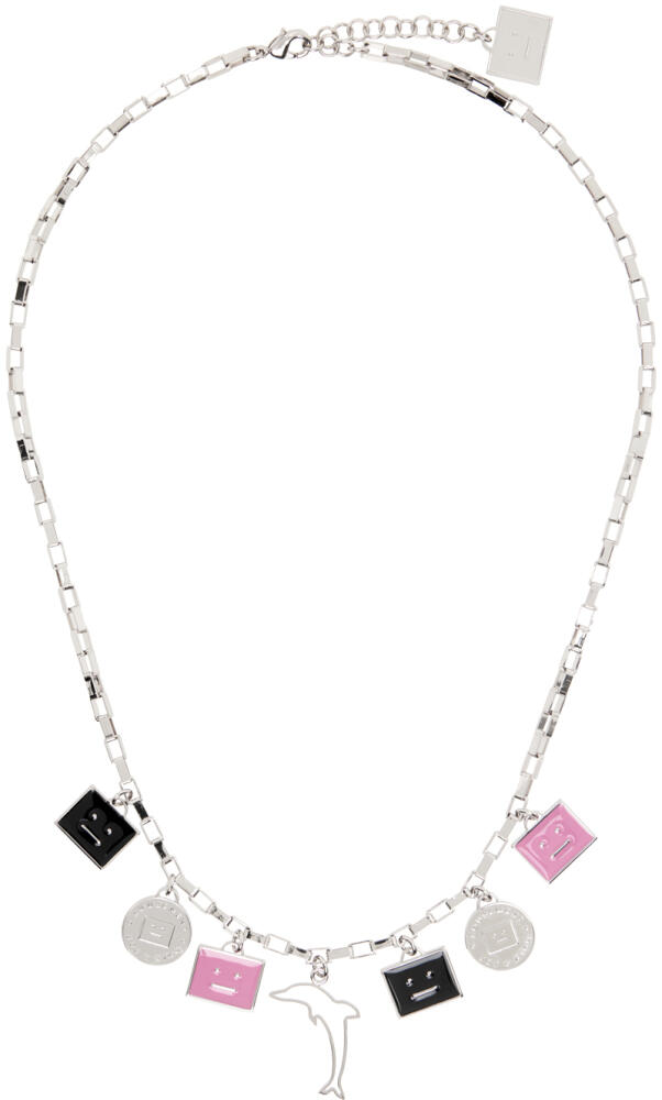 Acne Studios Silver Charm Necklace Cover