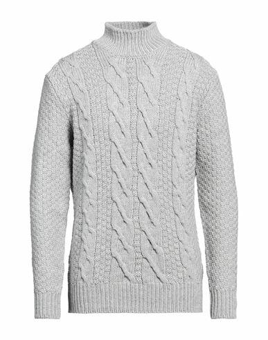 Filippo De Laurentiis Man Turtleneck Grey Merino Wool Cover