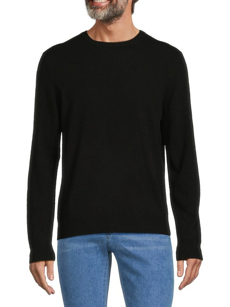 Amicale Men's Cashmere Sweater - Black Cover